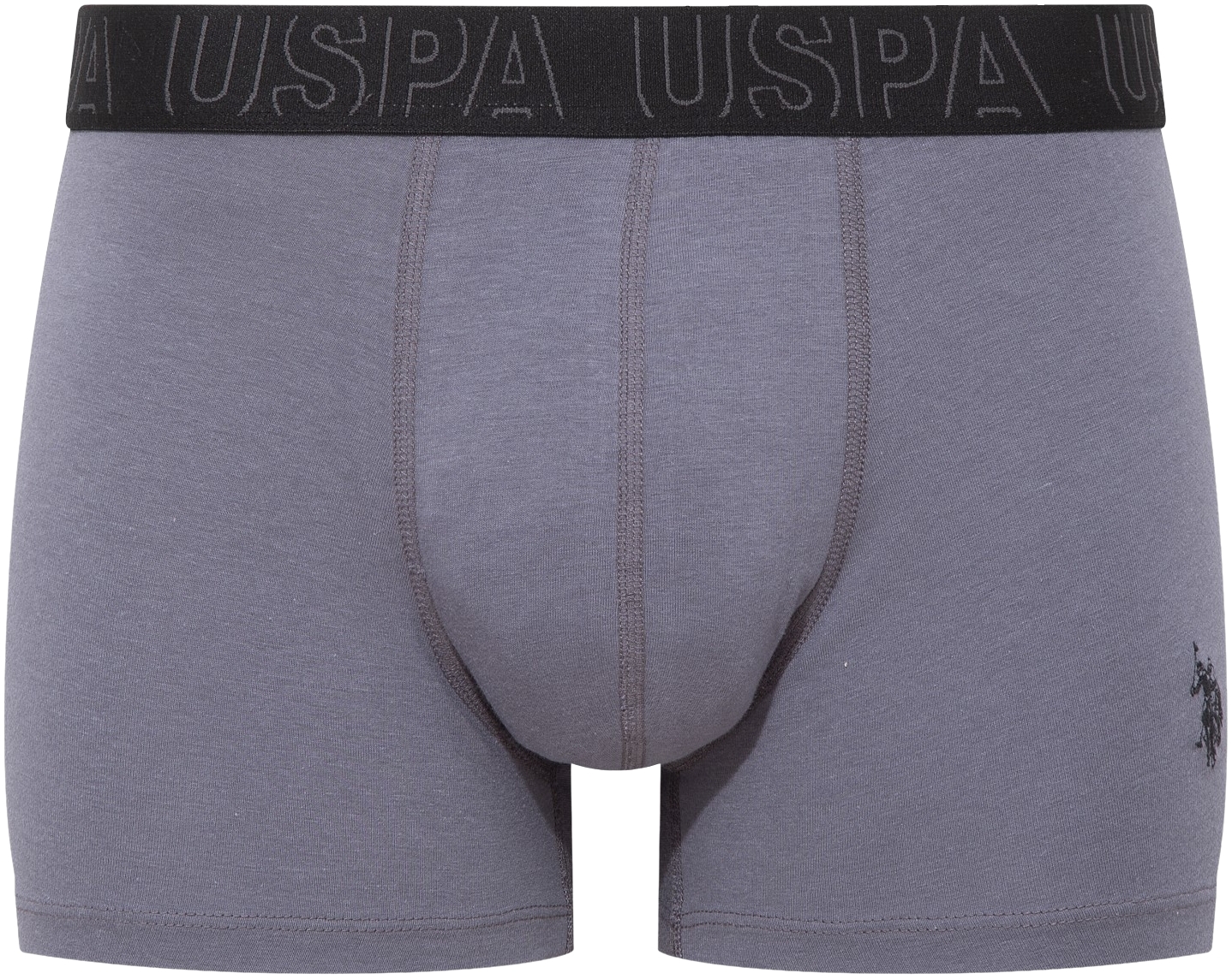Набор трусов мужских U.S. Polo Assn. 80518 XL 3 шт. серый/черный/голубой (8680557421057) фото 3