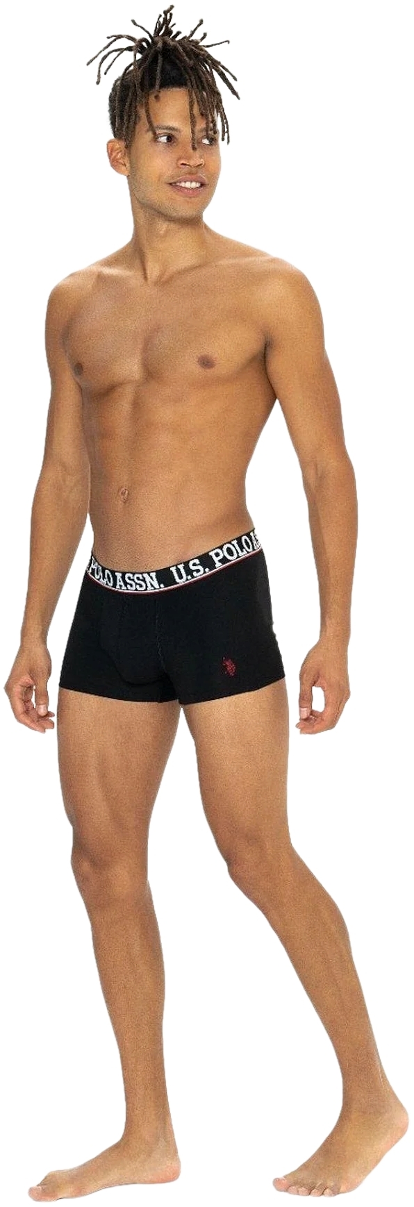 Набор трусов мужских U.S. Polo Assn. 80528 XL 3 шт. черный/бордовый/принтованый (8680557451771) фото 6