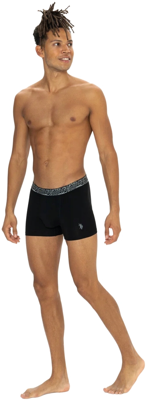 Набор трусов мужских U.S. Polo Assn. 80543-2 L 3 шт. черный/темно-синий/серый (8680557451863) фото 