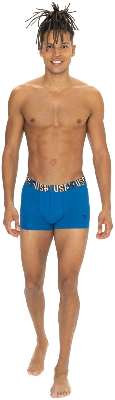 Набор трусов мужских U.S. Polo Assn. 80572 L 3 шт. черный/синий/желтый (8680557451917) фото 
