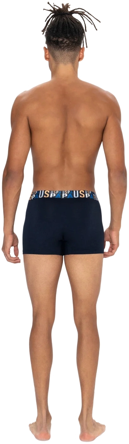 Набор трусов мужских U.S. Polo Assn. 80572 L 3 шт. черный/синий/желтый (8680557451917) фото 