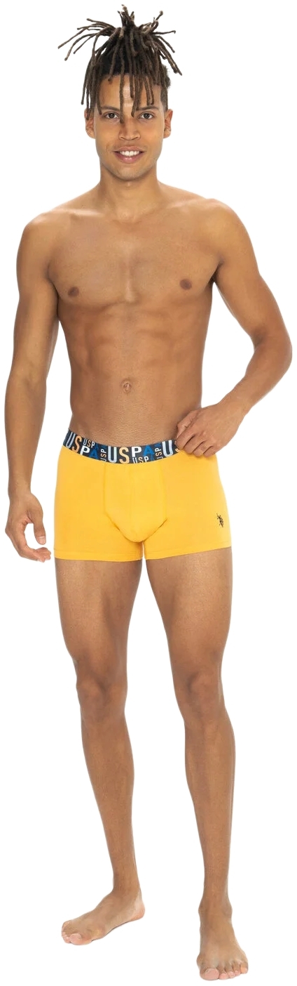 Набор трусов мужских U.S. Polo Assn. 80572 XL 3 шт. черный/синий/желтый (8680557451924) фото 2