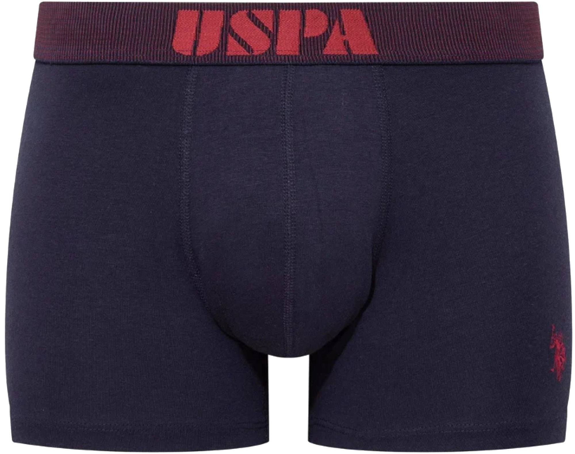 Набор трусов мужских U.S. Polo Assn. 80521 L 3 шт. бордовый/синий/серый (8680557421095) фото 2