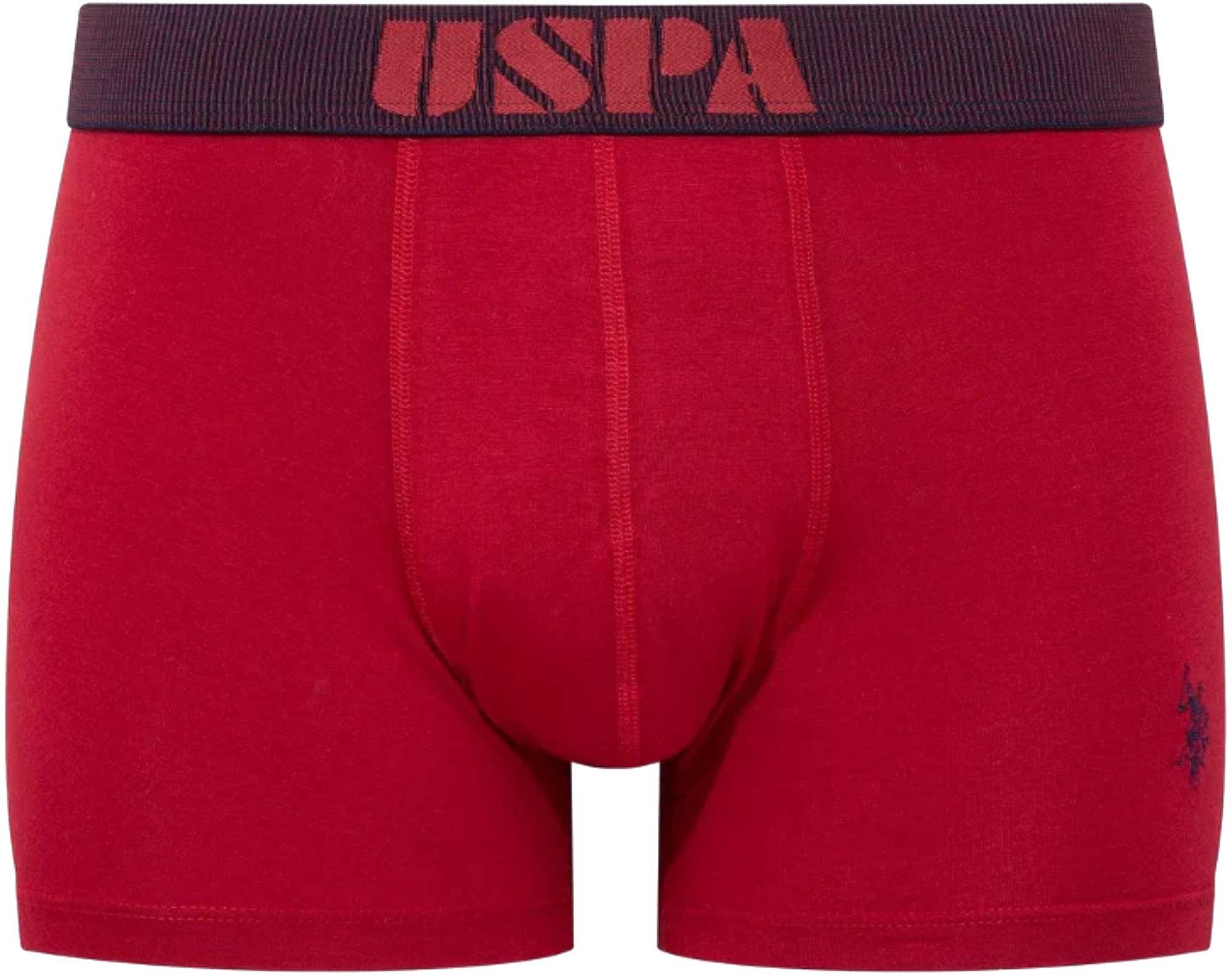 Набор трусов мужских U.S. Polo Assn. 80521 L 3 шт. бордовый/синий/серый (8680557421095) фото 4