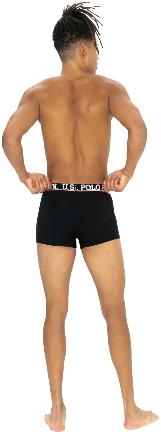 Набор трусов мужских U.S. Polo Assn. 80533 L 3 шт. бордовый/черный/серый (8680557451313) фото 7