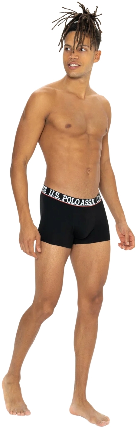 Набор трусов мужских U.S. Polo Assn. 80533 L 3 шт. бордовый/черный/серый (8680557451313) фото 6