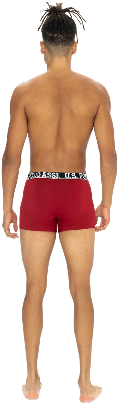 Набор трусов мужских U.S. Polo Assn. 80533 XL 3 шт. бордовый/черный/серый (8680557451320) фото 5