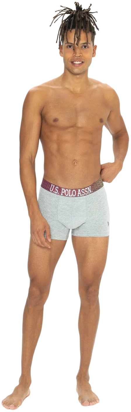Набор трусов мужских U.S. Polo Assn. 80571 XL 3 шт. серый/черный/темно-синий (8680557451429) фото 