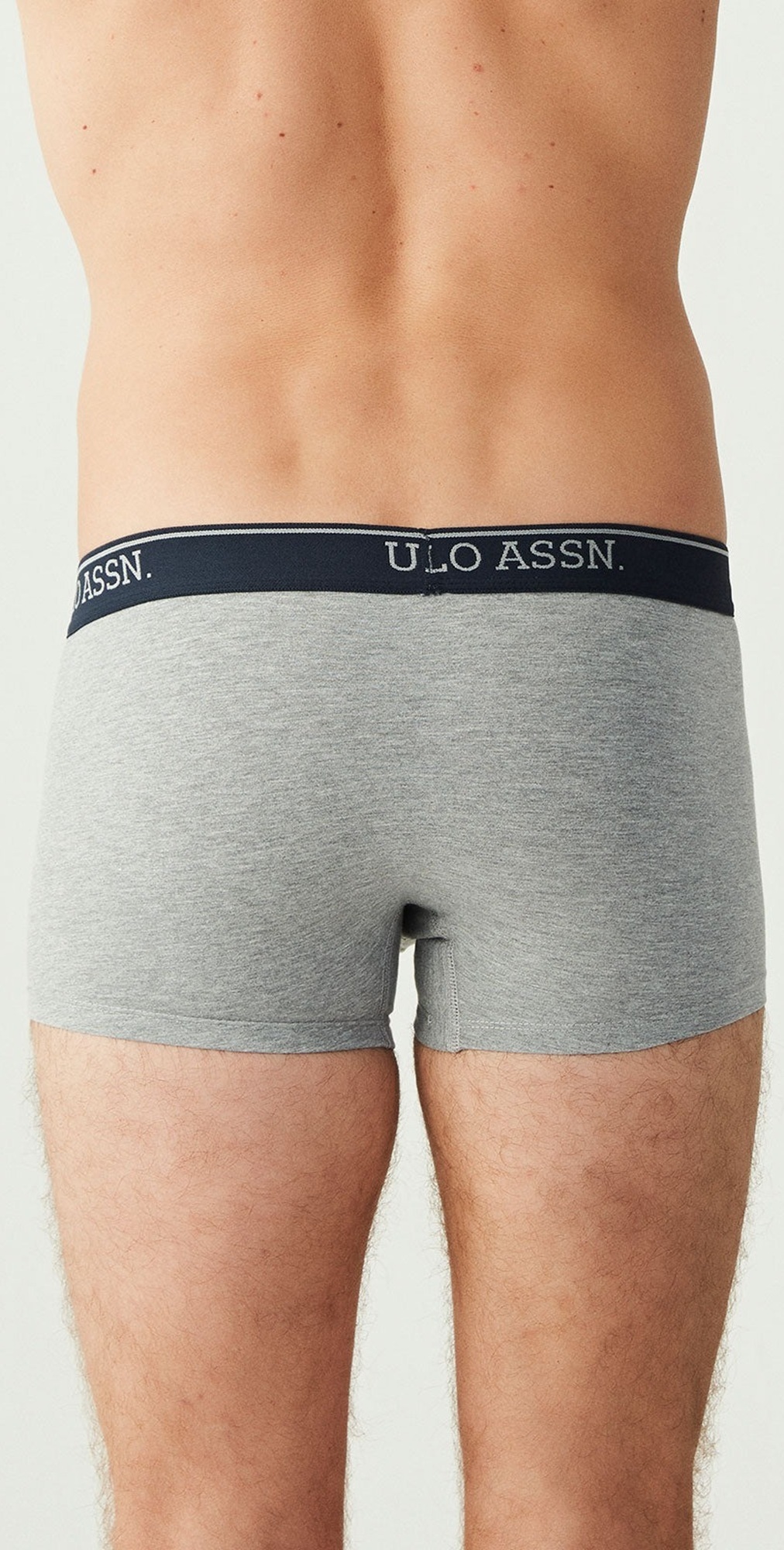 Набор трусов мужских U.S. Polo Assn. 80263 L 3 шт. синий/серый/голубой (8680557254990) фото 