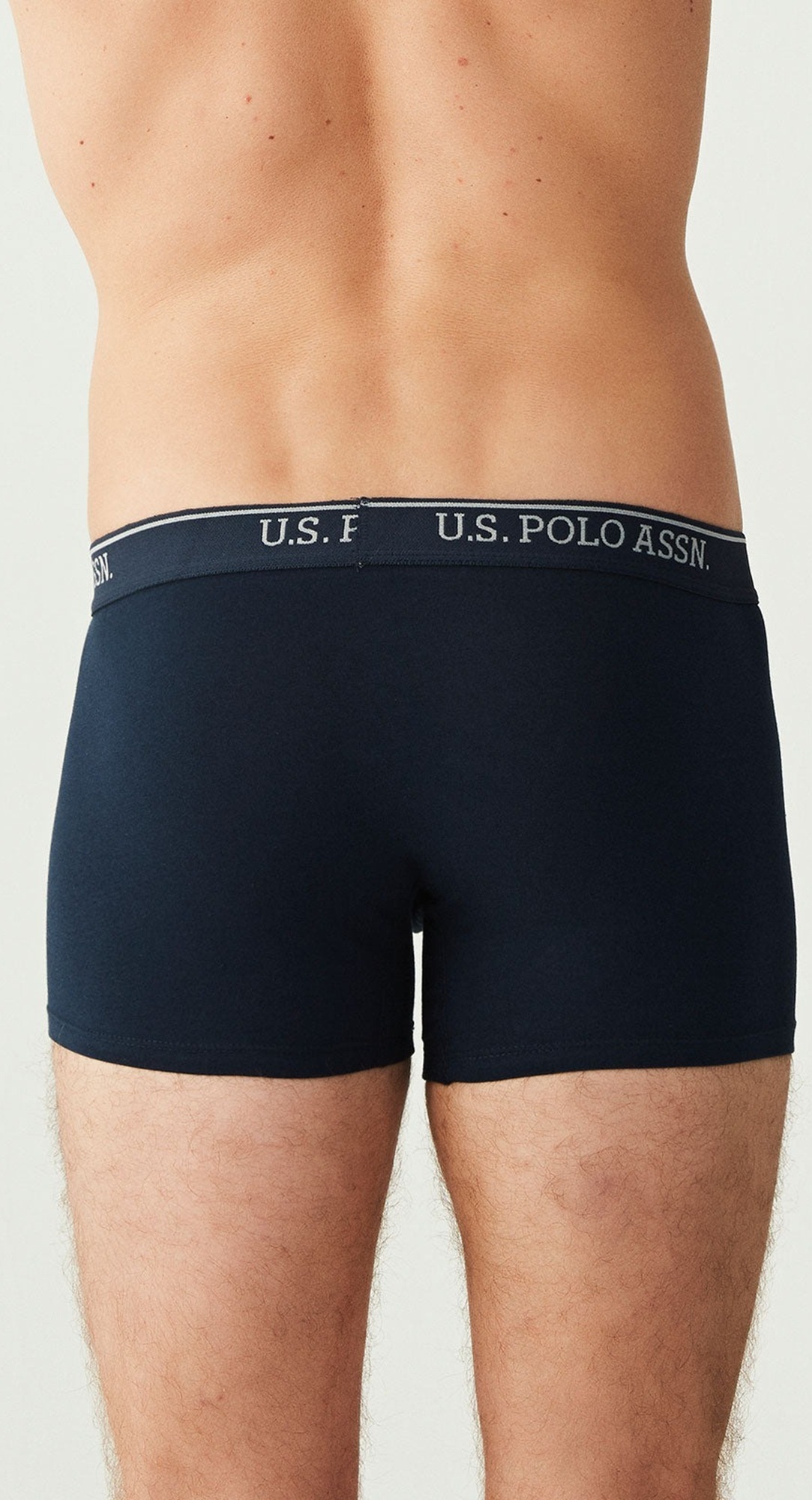 Набор трусов мужских U.S. Polo Assn. 80263 2XL 3 шт. синий/серый/голубой (8680557255010) фото 4