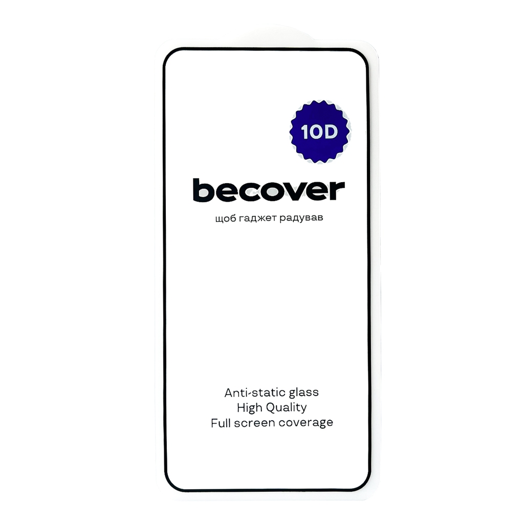 Защитное стекло BeCover для Xiaomi Redmi 15 10D Black (BC_713906) фото