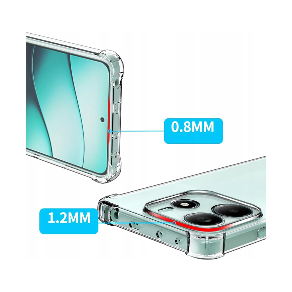 Чохол BeCover Anti-Shock для Xiaomi Redmi Note 14 4G Clear (BC_713035) фото