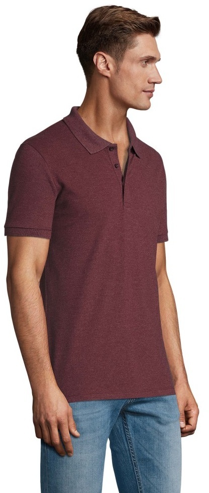 Поло чоловіче Sol’s PHOENIX MEN 01708148 3XL темно-бордовий меланжфото3