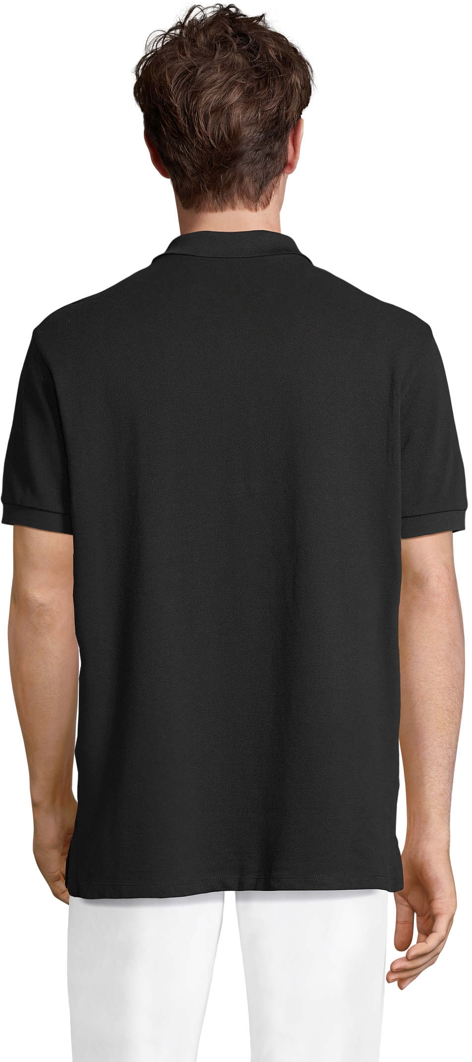 Поло хлопковое мужское Sol’s PACIFIC 04439312 L черный фото 2