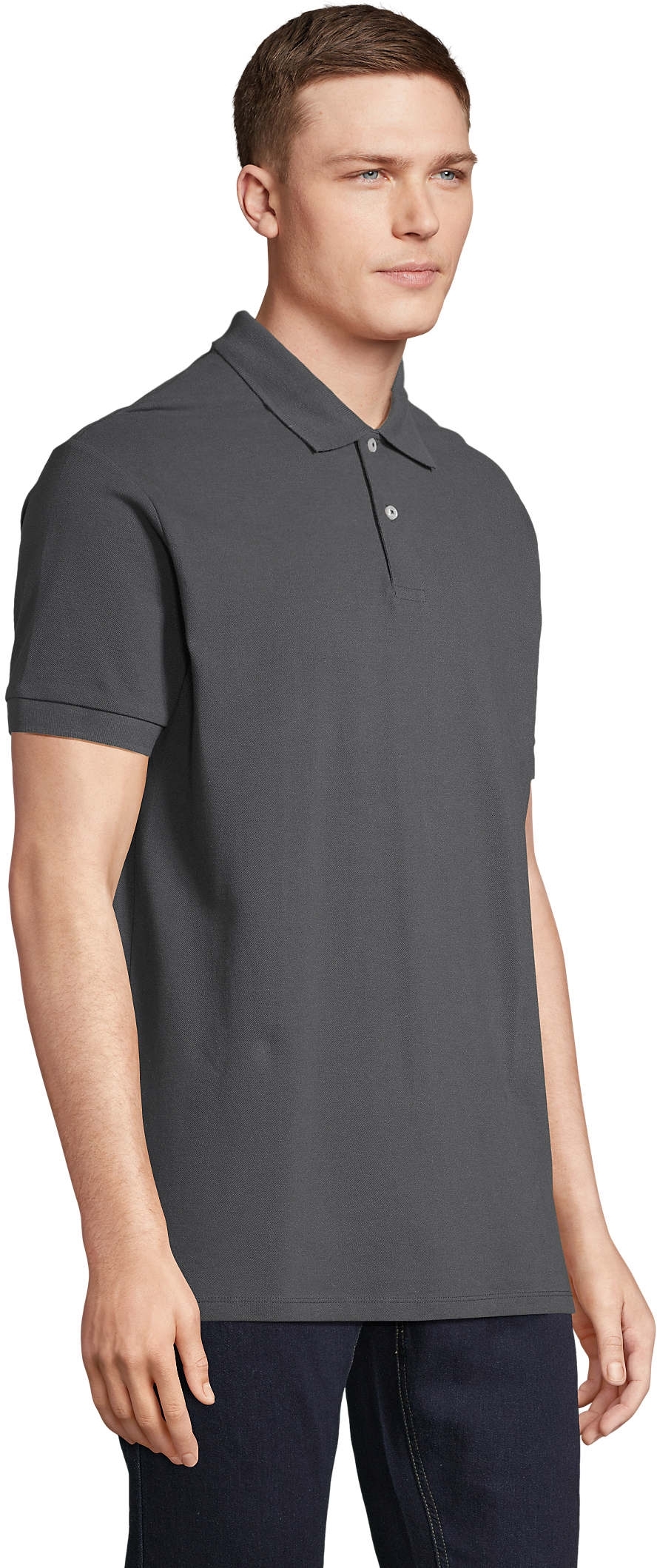 Поло бавовняне чоловіче Sol’s PACIFIC 04439381 L графітовийфото3