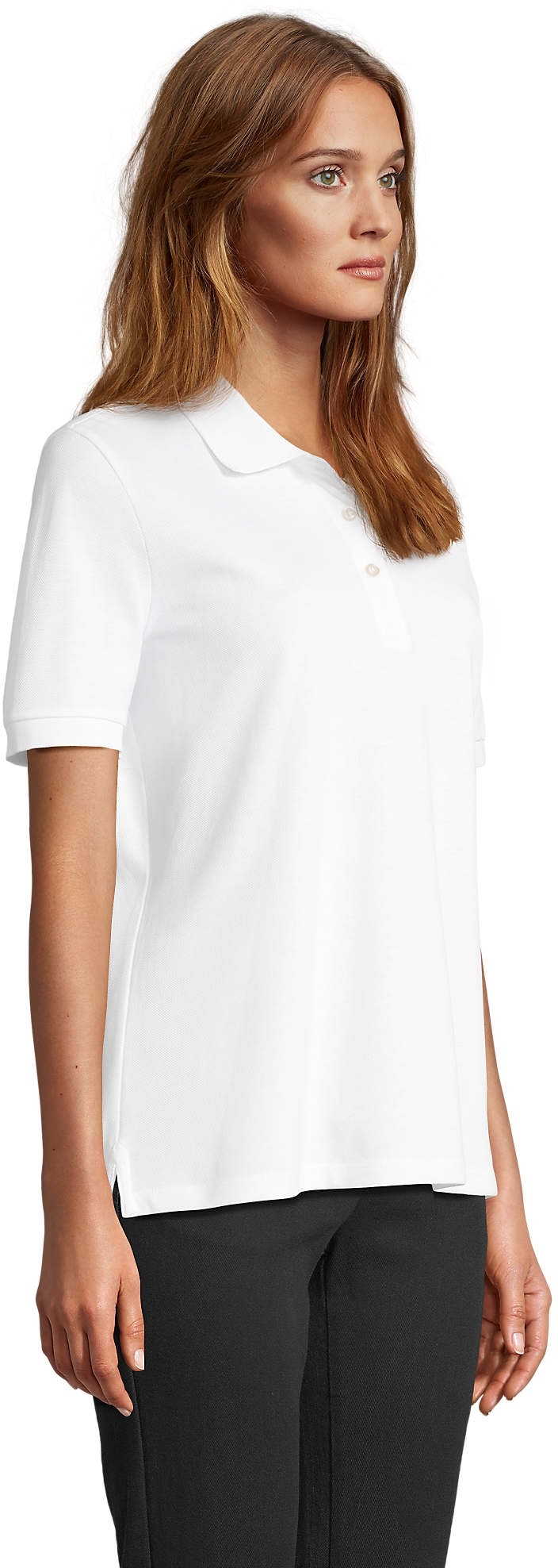 Поло бавовняне жіноче Sol’s PACIFIC WOMEN 04440102 L Білийфото3