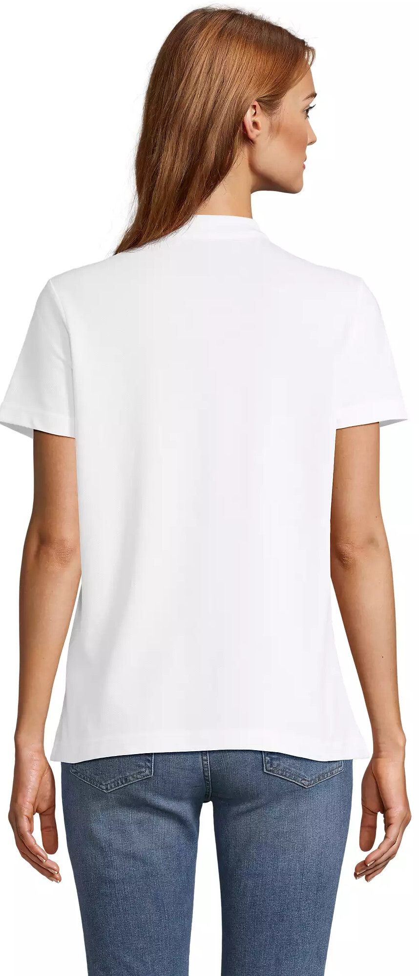 Поло бавовняне жіноче Sol’s PULSE WOMEN 04501102 L Білийфото2