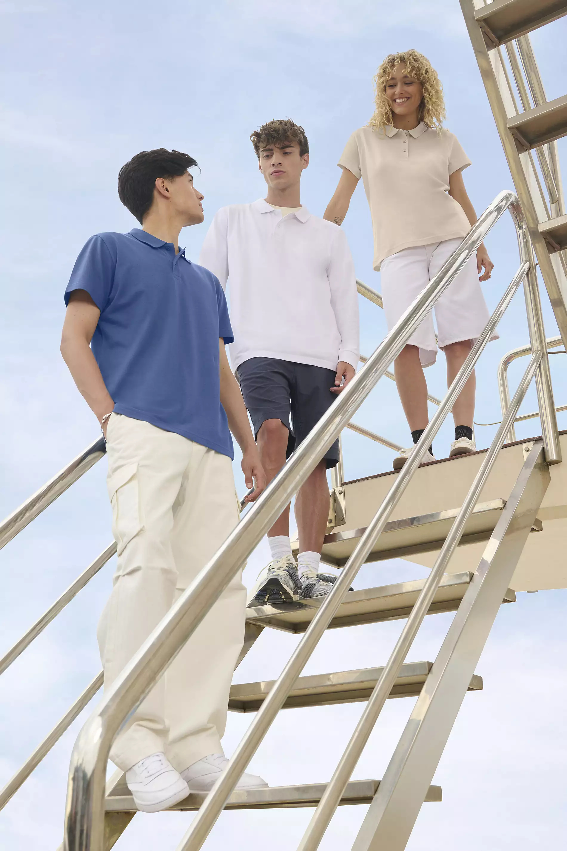 Поло бавовняне Sol’s Pulse 04502119 L бежевийфото9