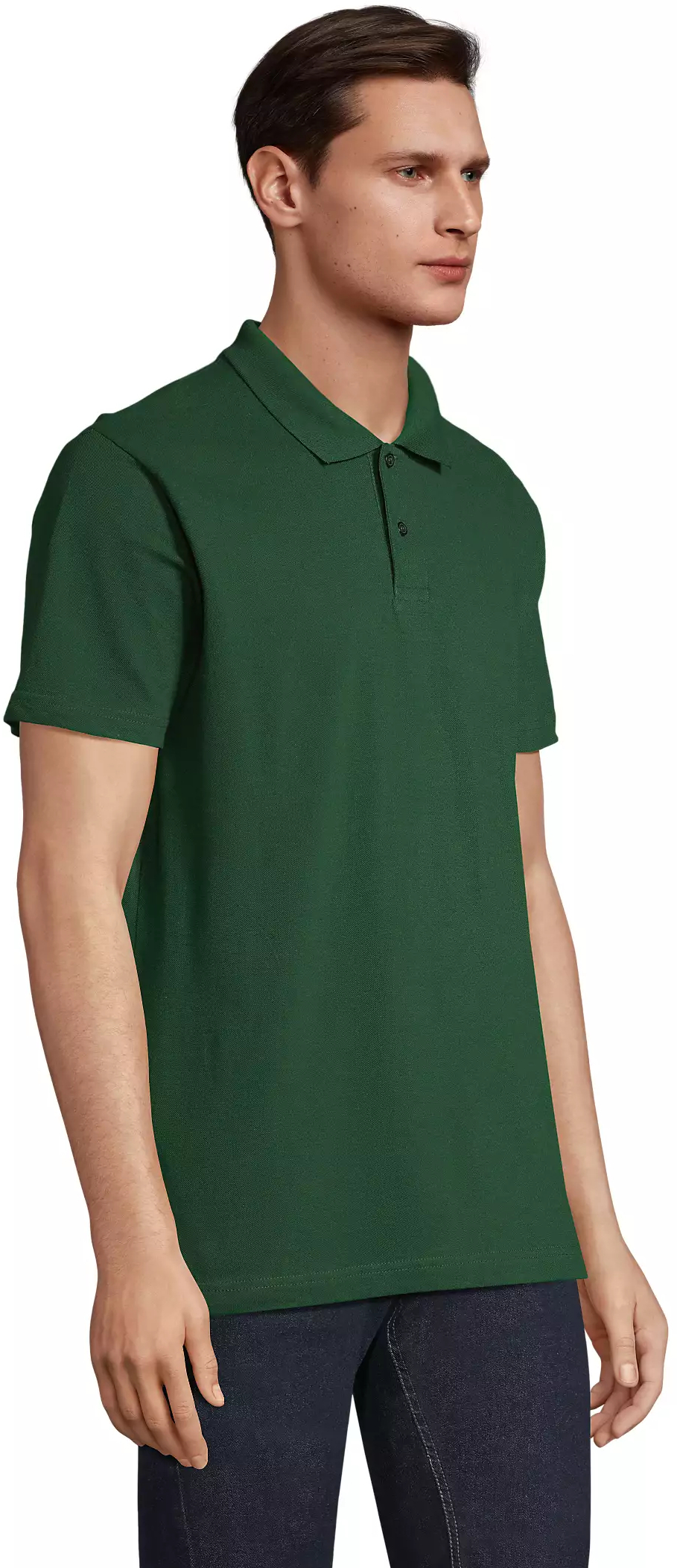 Поло бавовняне Sol’s Pulse 04502264 L темно-зеленийфото3