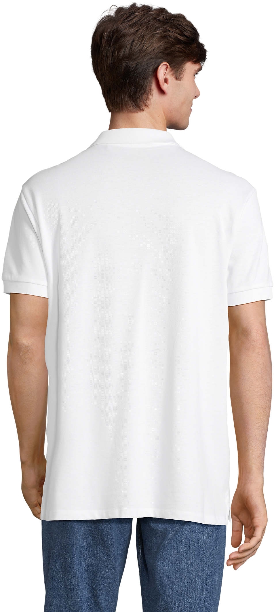 Поло хлопковое мужское Sol’s PACIFIC 04439102 L белый фото 2