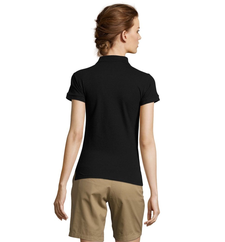 Поло бавовняне жіноче Sol’s PEOPLE 11310312 L чорнийфото2