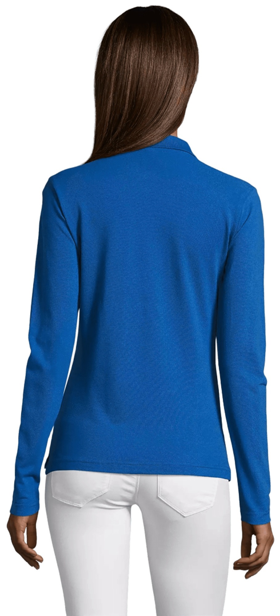 Поло бавовняне жіноче Sol’s PODIUM 11317241 S яскраво-синійфото2
