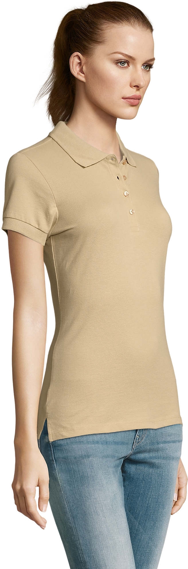 Поло бавовняне Sol’s Passion 11338115 L пісочнийфото3