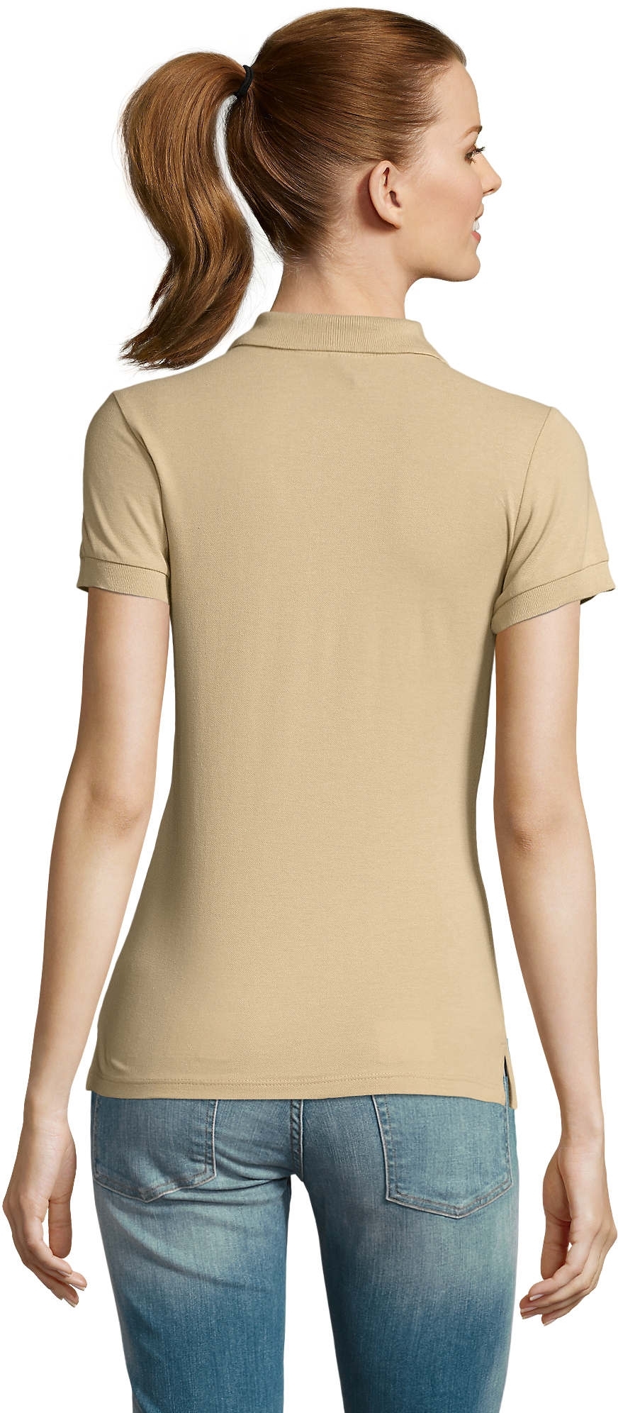 Поло бавовняне Sol’s Passion 11338115 L пісочнийфото2