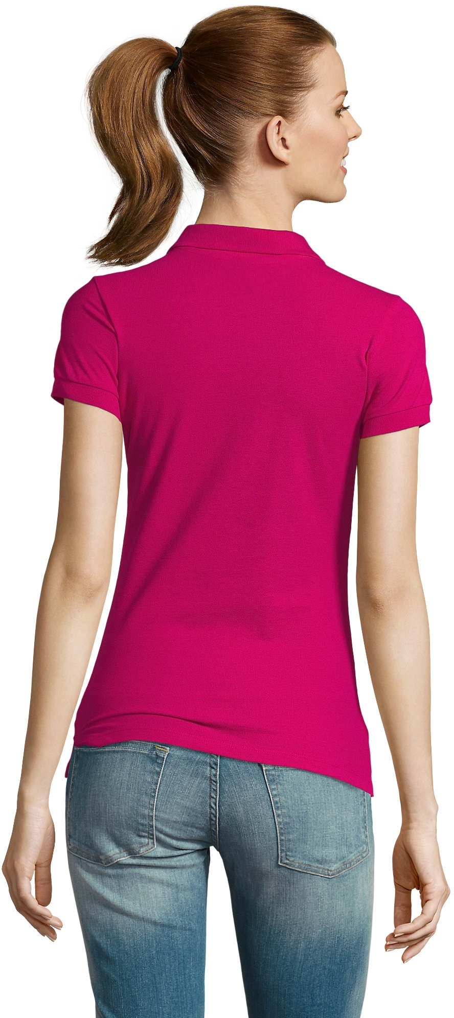 Поло бавовняне Sol’s Passion 11338140 L фуксіяфото2