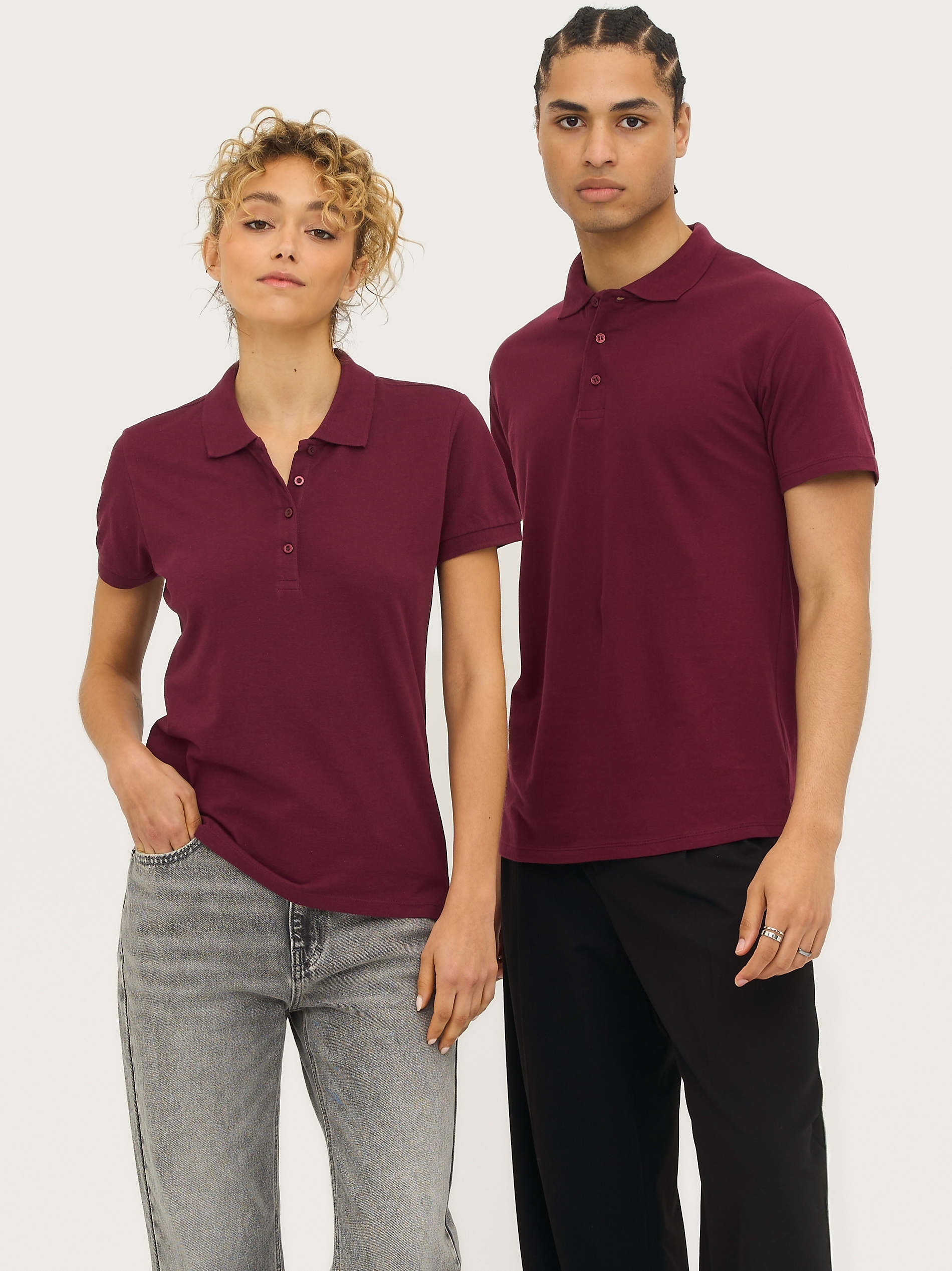 Поло бавовняне Sol’s Passion 11338146 L бордовийфото10