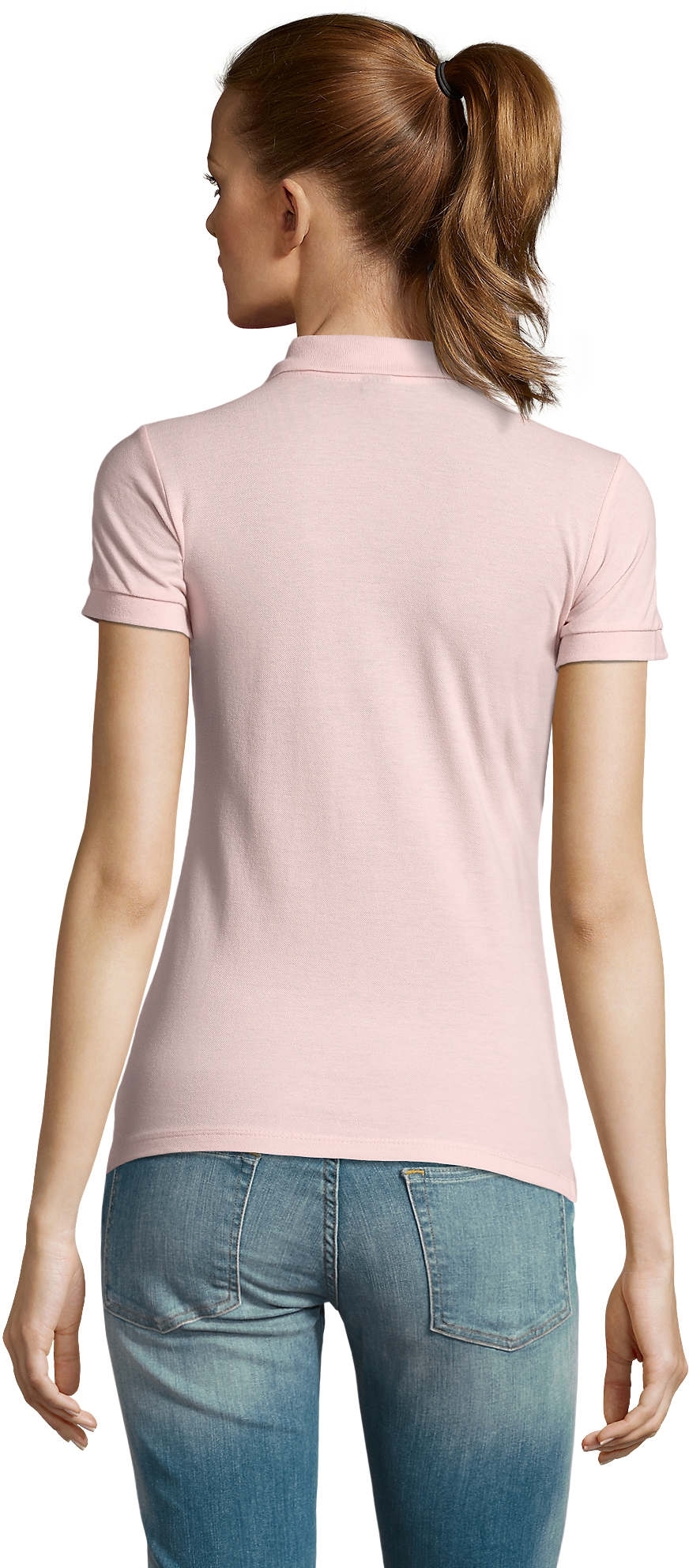 Поло бавовняне жіноче Sol’s PASSION 11338147 L рожевийфото2