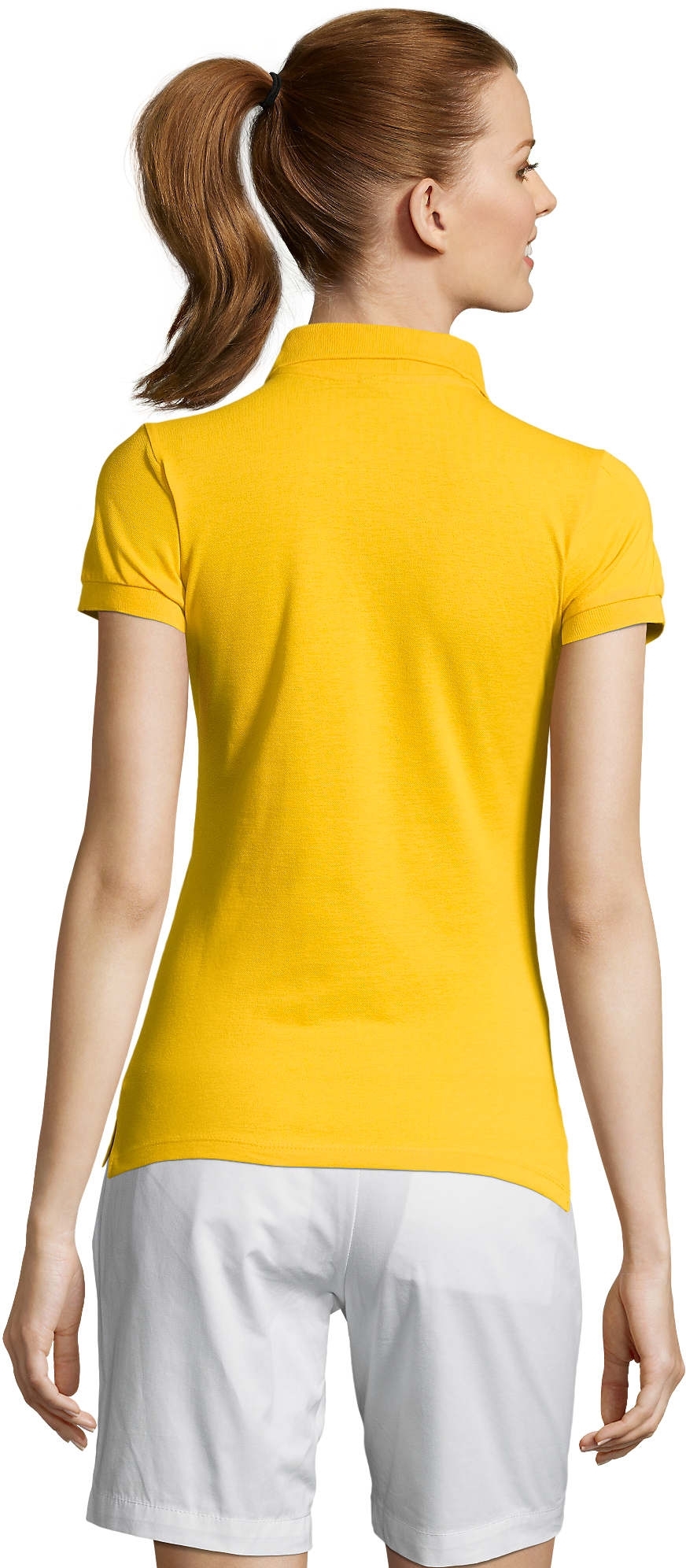 Поло бавовняне жіноче Sol’s PASSION 11338301 L жовтийфото2