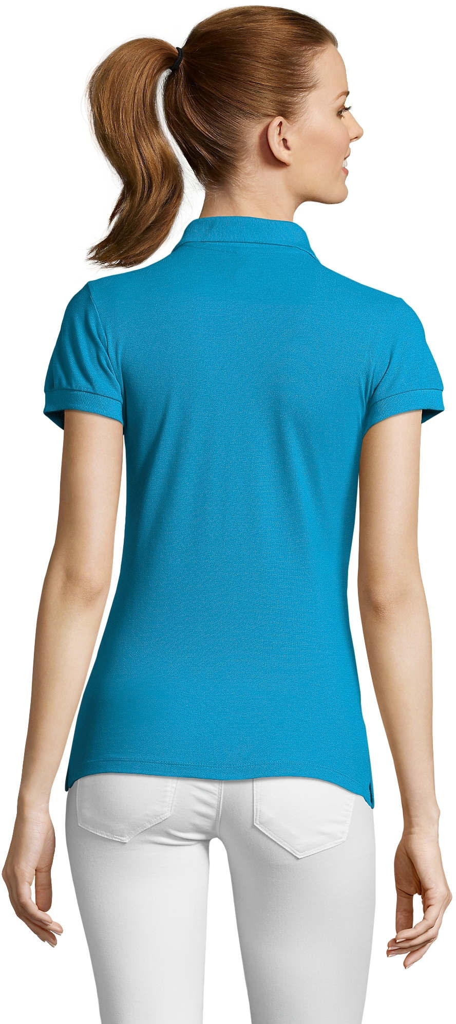 Поло бавовняне жіноче Sol’s PASSION 11338321 L морськийфото2