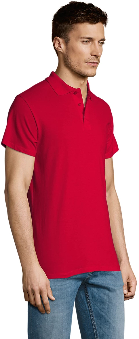 Поло бавовняне чоловіче Sol’s SUMMER II 11342145 L червонийфото3