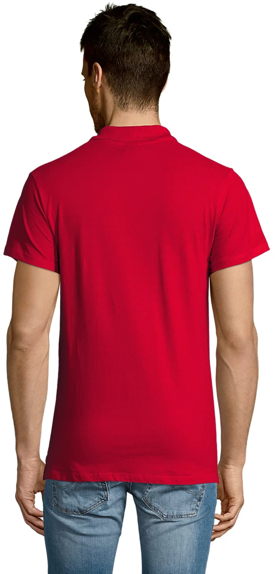 Поло бавовняне чоловіче Sol’s SUMMER II 11342145 L червонийфото2