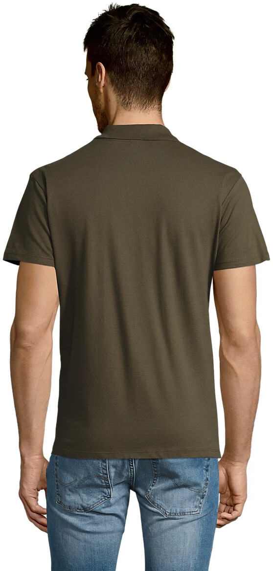 Поло бавовняне чоловіче Sol’s SUMMER II 11342269 L армійськийфото2