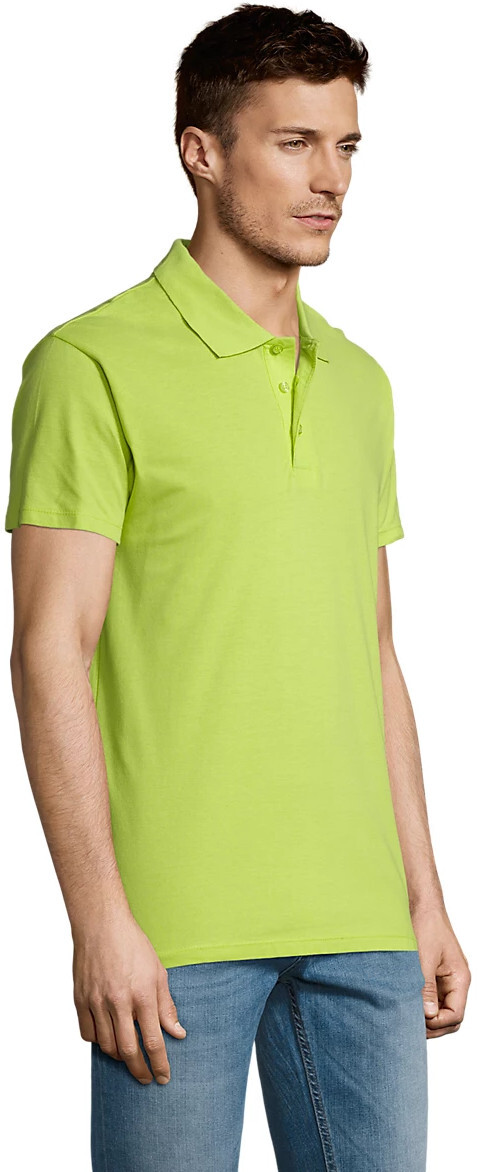 Поло бавовняне чоловіче Sol’s SUMMER II 11342280 L салатовефото3