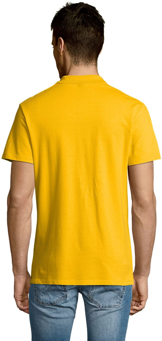Поло бавовняне чоловіче Sol’s SUMMER II 11342301 L жовтийфото2