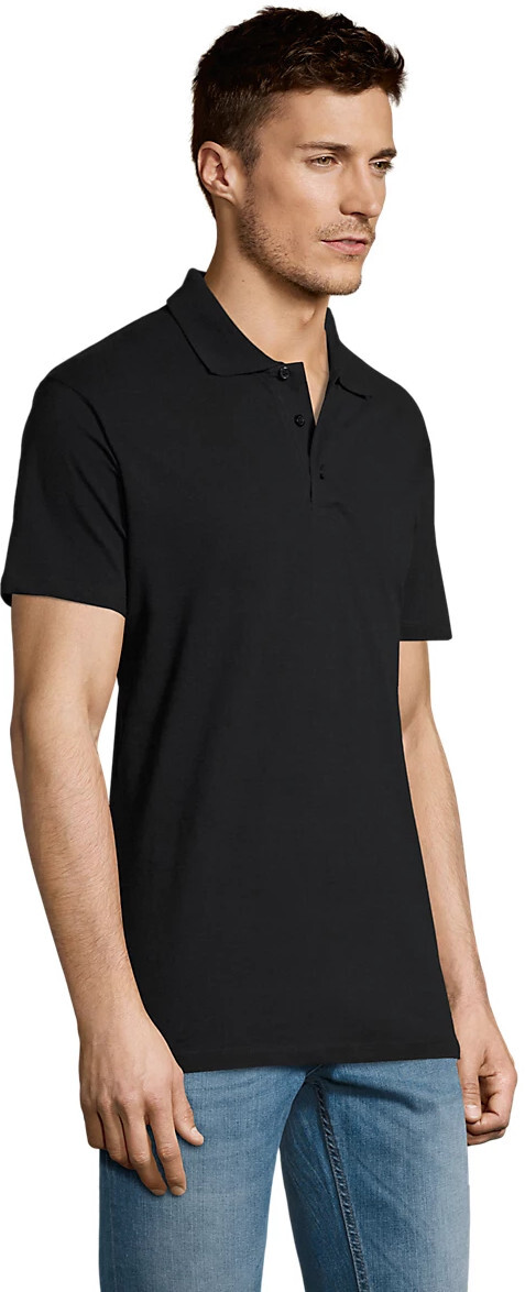 Поло бавовняне чоловіче Sol’s SUMMER II 11342318 L темно-синійфото3