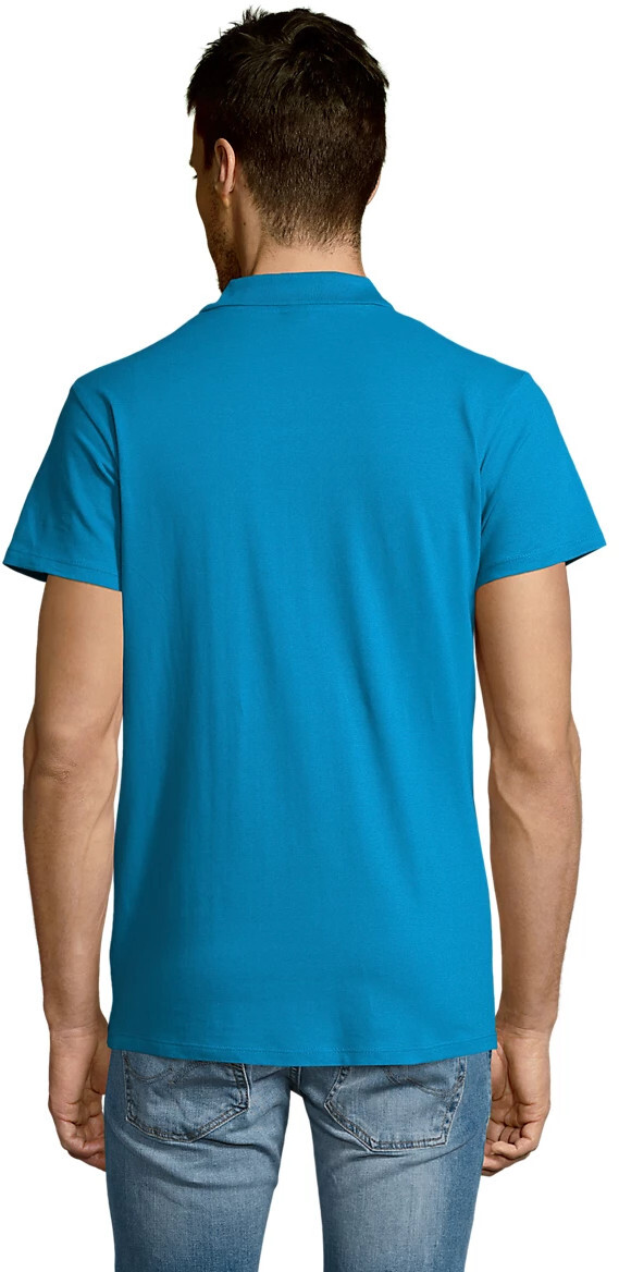 Поло бавовняне чоловіче Sol’s SUMMER II 11342321 XL морськийфото2