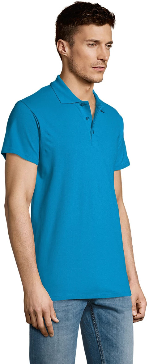 Поло бавовняне чоловіче Sol’s SUMMER II 11342321 XL морськийфото3