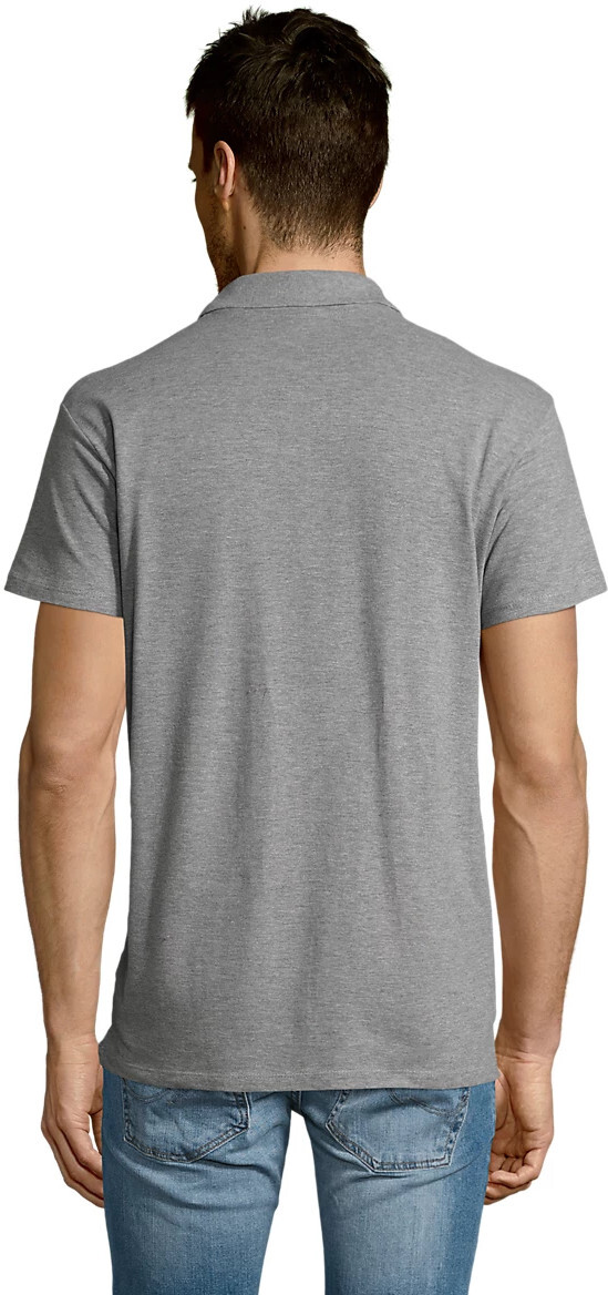 Поло мужское Sol’s SUMMER II 11342360 L серый меланж фото 2