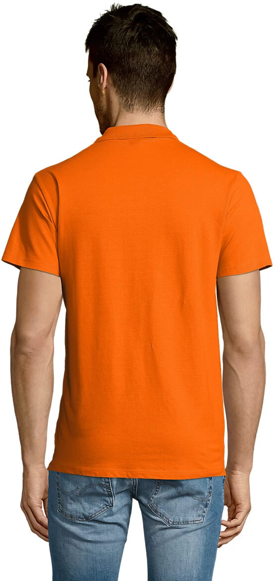 Поло бавовняне чоловіче Sol’s SUMMER II 11342400 L помаранчевийфото2