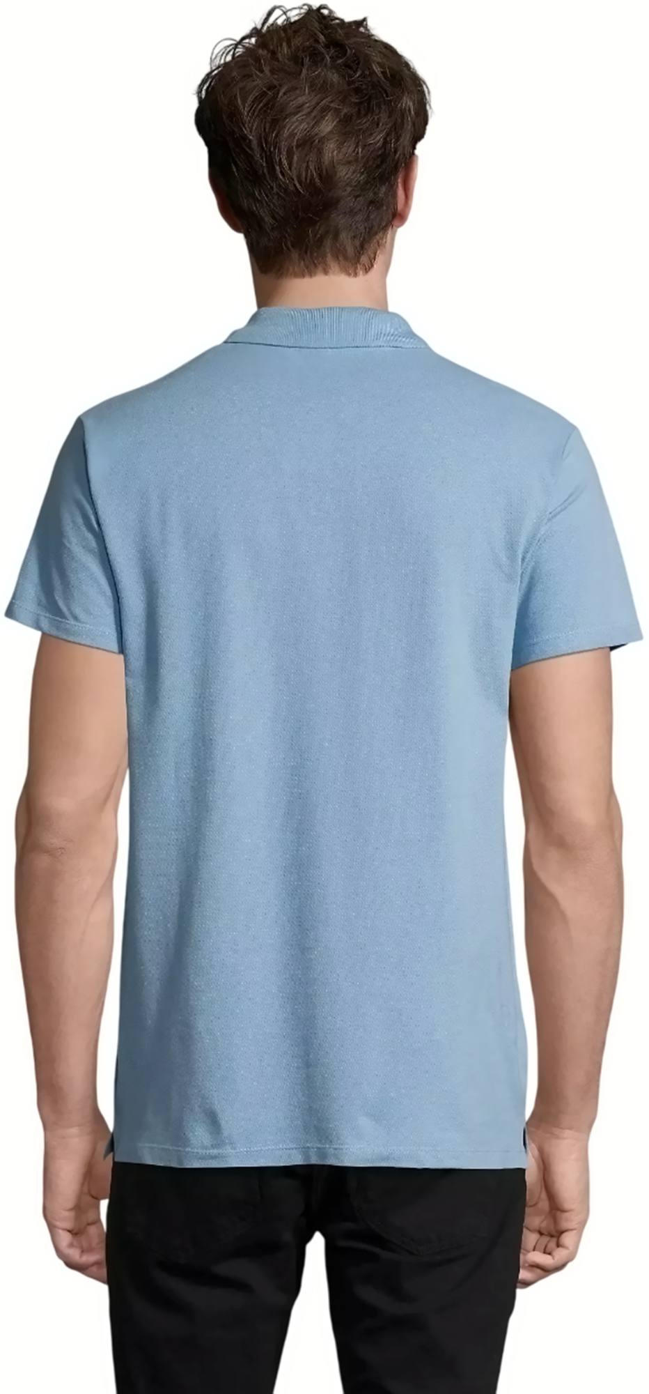 Поло бавовняне чоловіче Sol’s SPRING II 11362200 L блакитнийфото2