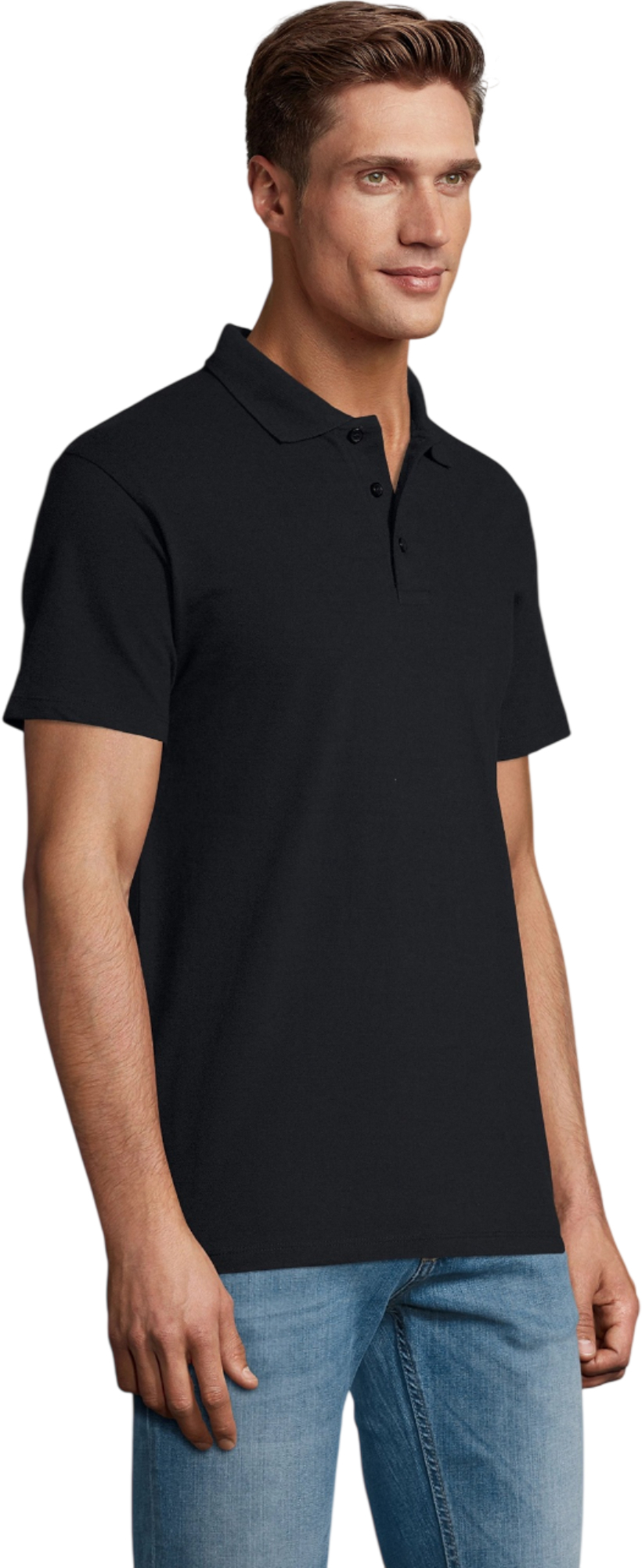 Поло бавовняне чоловіче Sol’s SPRING II 11362318 L темно-синійфото2