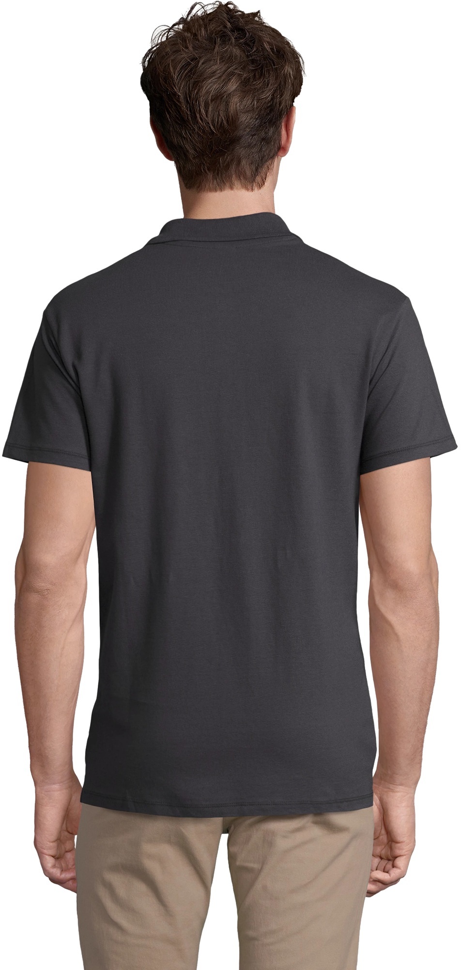 Поло бавовняне чоловіче Sol’s SPRING II 11362381 L графітовийфото2
