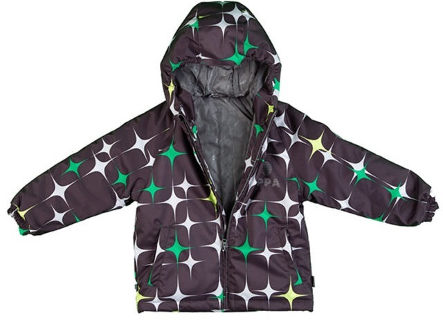 Куртка для мальчика Huppa Classy 17710030-Q18 104 темно-серая с принтом фото 4