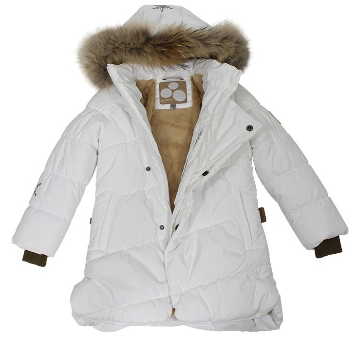 Куртка зимняя для девочек Huppa Term Rosa 1 17910130-70020 134 см белый фото 4