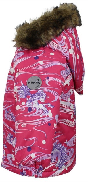 Куртка для девочки Huppa Virgo 17210030-71163 86 фуксия с принтом фото 3
