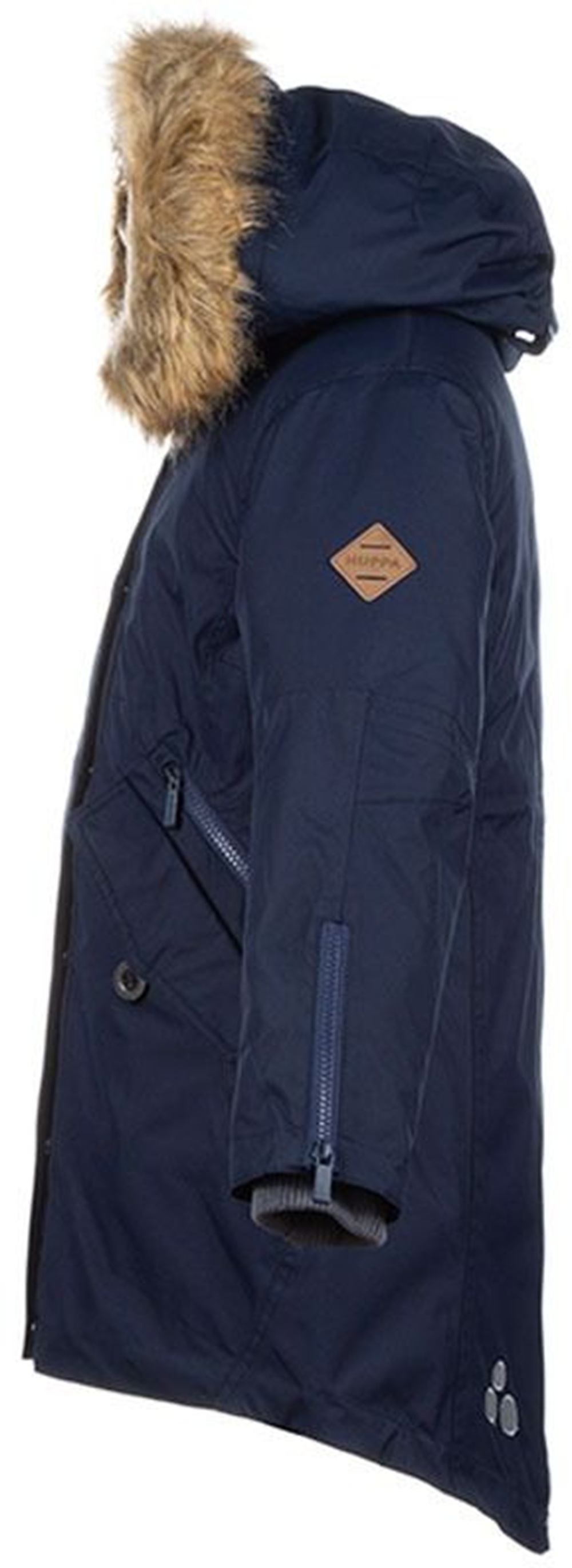 Пальто для дівчинки Huppa Vivian 12490020-00086 122 темно-синєфото3